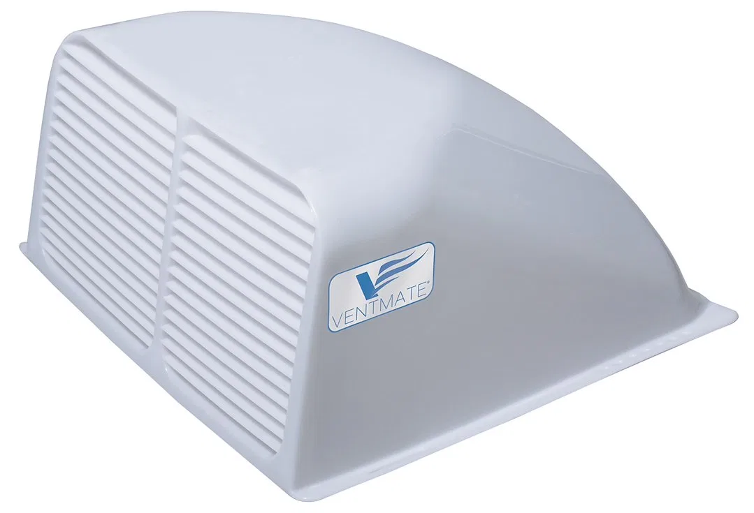 67310 – VENTMATE Roof Vent Cover, Exterior Mount Aero Dynamic Design Dome Type Ventilation Cover Vented On One Side F...